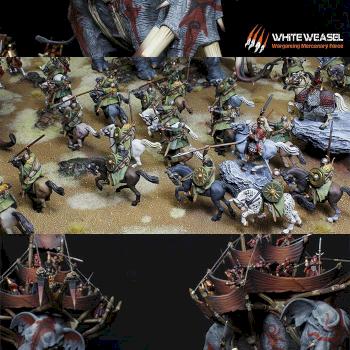The Battle of Pelennor Fields by White Weasel Studio