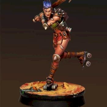 Punkapocalyptic. Roller girl by Bad Roll Games