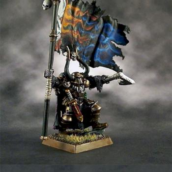 Chaos Exalted Hero Battle Standard Bearer by tousgeo