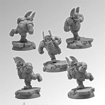 Dwarf football player by Scibor