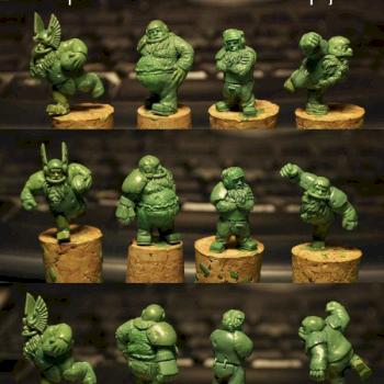 Dwarves football team work in progress by Scibor