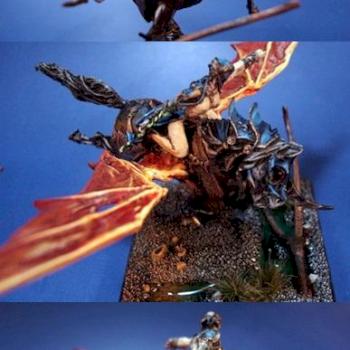 Dark Elf Sorceress by usntech