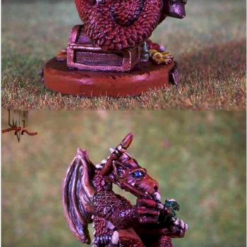 Sablesinge the painting Dragon by Bossco101