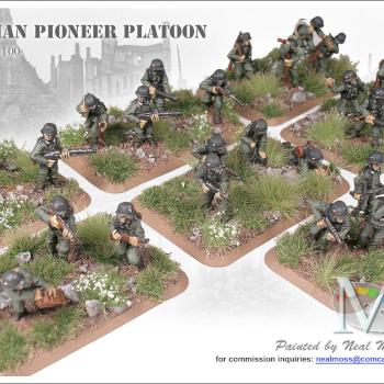 Flames of War - German Pioneer Team - Commission Work by MFAAC