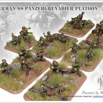 Flames of War - German SS Panzergrenadiers 2 - Commission Work by MFAAC