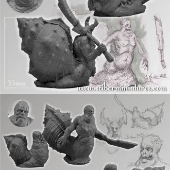 Snail Monsters by Scibor