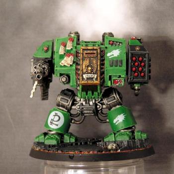Salamanders 2nd company Dreadnought, Brother Incus by Gingalain