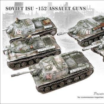 Flames of War - German ISU Assault Guns - Commission Work by MFAAC