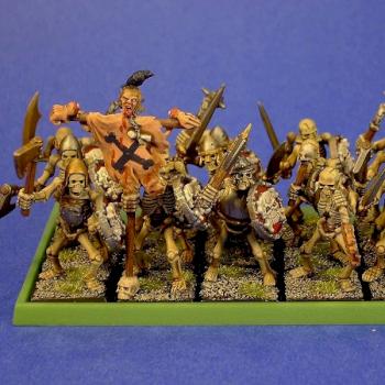 Painted Warhammer Skeleton Warriors by rwd6378