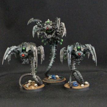 Necron Canoptek Wraiths by Rin