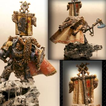 Space Wolves Lord with Terminator Armour by Valknut Painting