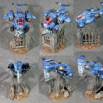 Space Marine Stormtalon Gunship by Grigory