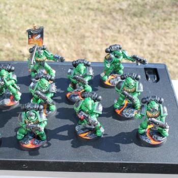 Salamanders 2nd company 1th squad by Gingalain