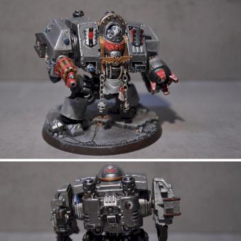 Grey Knights Venerable Dreadnaught by bradshaw