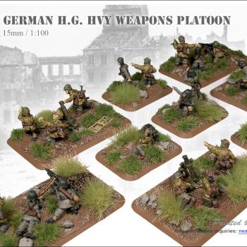 Flames of War - German HG HVY Weaons Team - Commission Work by MFAAC