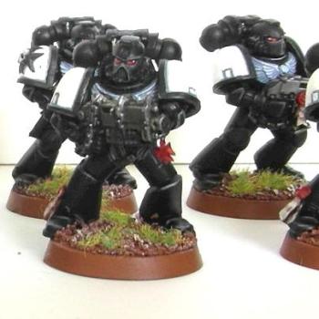 Black Templars Tactical squad by baddruck