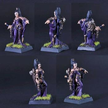Druchii Dreadlord Lady Arkaneth by jarvax