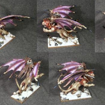 Chaos Lord on Manticore by Grigory