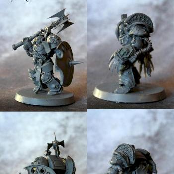 2 Renegade Space Marine Terminator Close Combat Squad + HQ by GobBoss