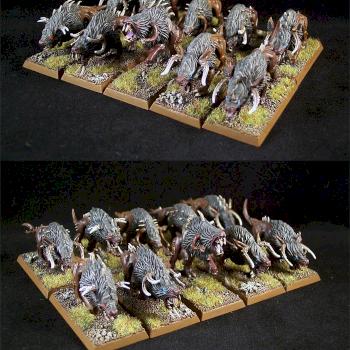 Chaos Warhounds by tousgeo