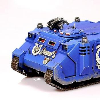 Warhammer 40k Ultramarine's Rhino by Firefly