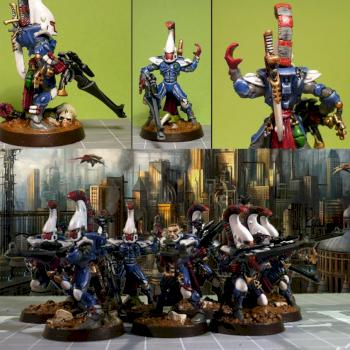 Eldar Dire Avengers by -Volsung-