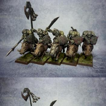 Orc Boar Boyz by Matpaint
