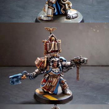 Grey Knight Librarian in Terminator Armour by owl_green