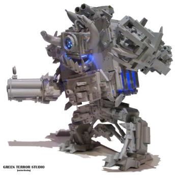 Mega Deff Dread / Ork Stomp by GreenTerror