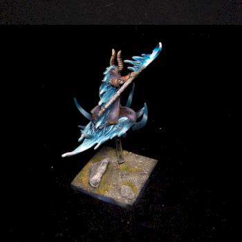 Flying sorcerer of Tzeench by kommissar Manul
