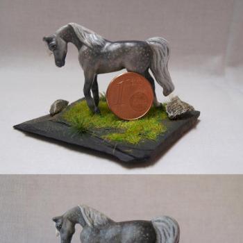 Dapple Grey Arabian Horse by Zombiepony