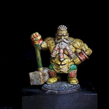 Dwarf with Hammer by Crozen
