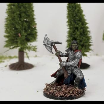 Half-orc Paladin by agent_marvell