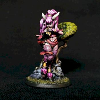 Faun Bard from Twin Goddess Miniature by Arph