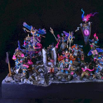 Brothers or Retaliation. Tzeentch themed Kill Team by Niarac