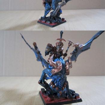 Sorcerer Prophet on Lammasu by Vorador