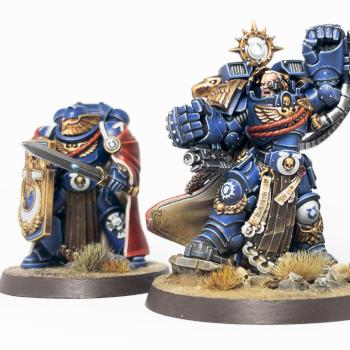 Marneus Calgar and Victrix Honour Guards by lorenzolsp