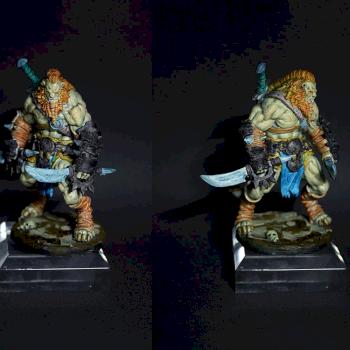 Lion Hero from Bestiarum Miniatures by Crozen