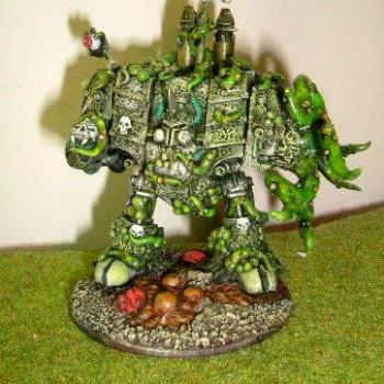40k Chaos Nurgle Dreadnought. by theelfmaster