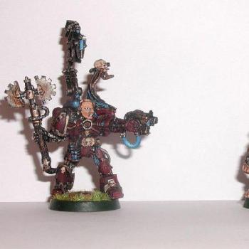 Iron father and Servitor by elVincent