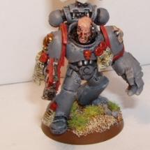 Emperors Fists Space Marine Veteran Sergeant by fraggL