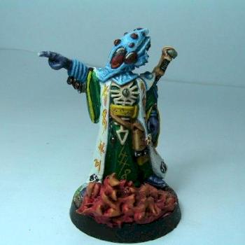 Eldar Farseer on Fire by unholy1