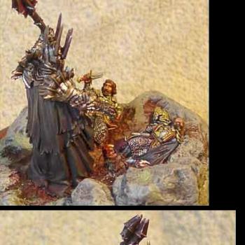 Lord of the Rings Sauron Isildur Elendil by Celthulhu
