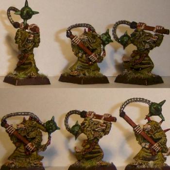 Skaven Plague Censer Bearers by clan atrophy