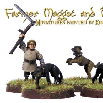 Farmer Maggot and Dogs by King of Gondor