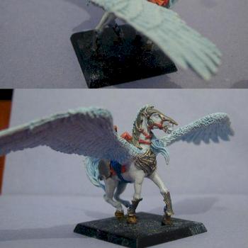 Wizard on pegasus, WiP by Lord Warrior