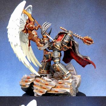 Sanguinius confront Horus by RAFF