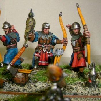 Bretonnian Bowman close up2 by theelfmaster