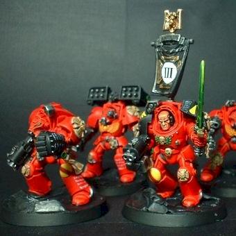 Blood Angel Terminator Squad by Dunkpork
