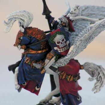 Empire Hero on Pegasus by marauding miniatures